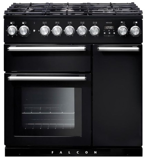 Kuchnia FALCON Nexus 90 Czarny chrom NEX90DFBL/C-EU