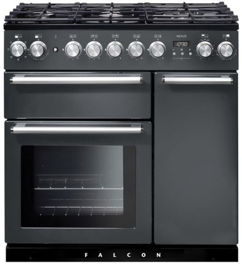 Kuchnia FALCON Nexus 90 Szary chrom NEX90DFSL/C-EU