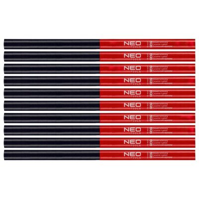 NEO, ołówek techniczny, czerwono-niebieski, 12 sztuk