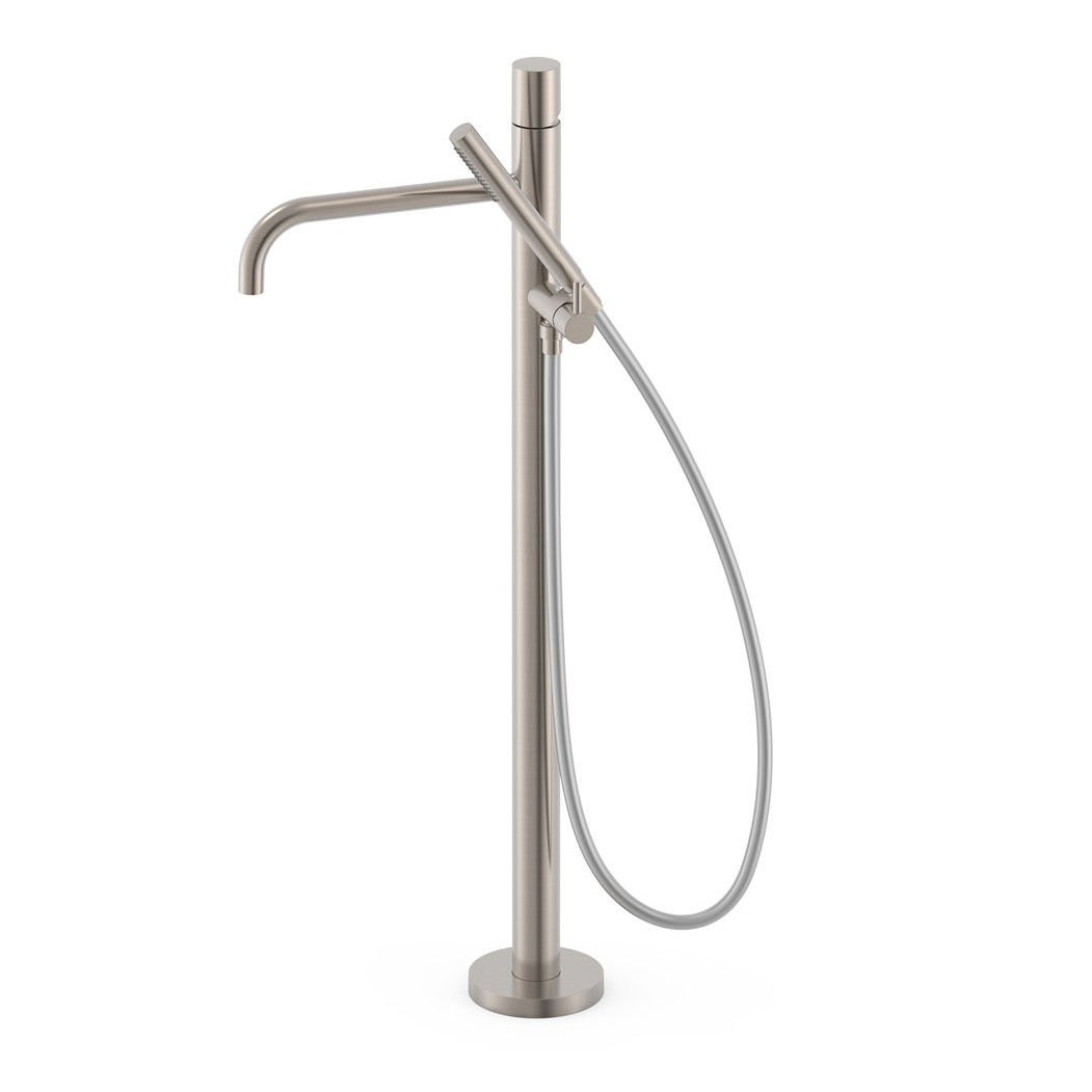 Bateria wannowa wolnostojąca Tres Study stal szczotkowana 26247006AC