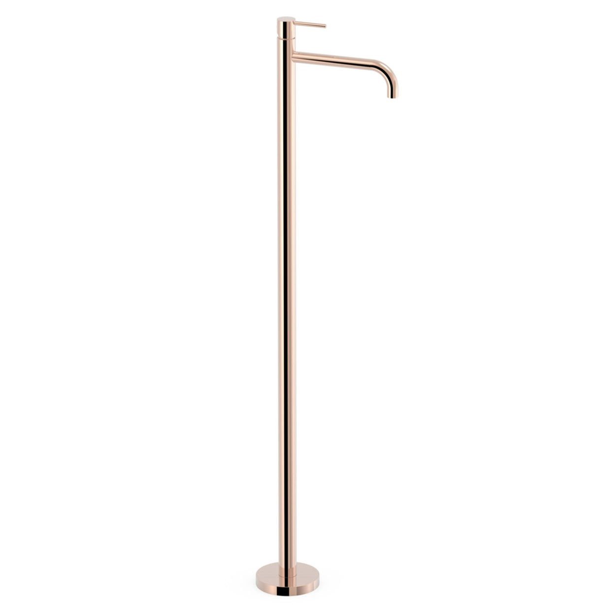 Bateria umywalkowa wolnostojąca Tres Study różowe złoto połysk 26285305OP