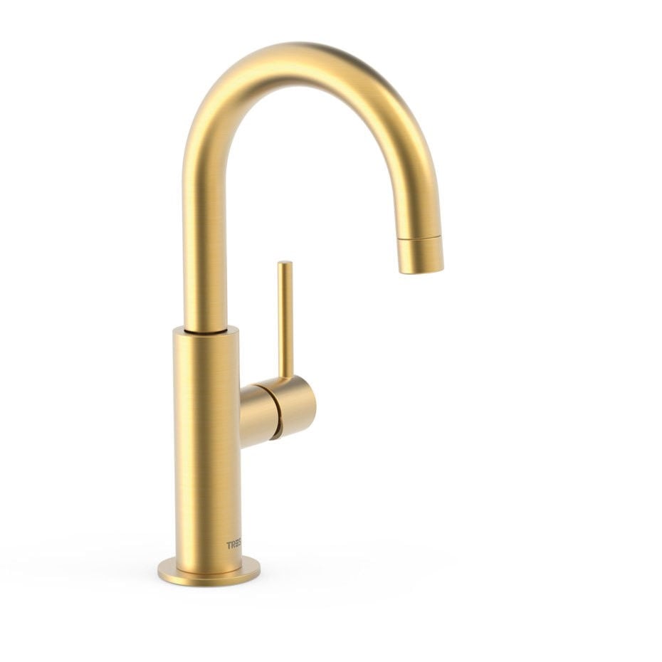 Bateria umywalkowa Tres Study złoty mat 26290403OM