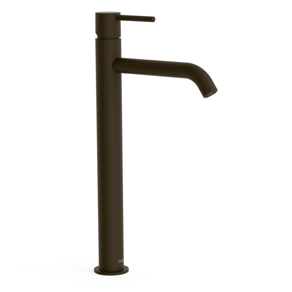 Bateria umywalkowa nablatowa Tres Study czarny brąz 26230801KMB