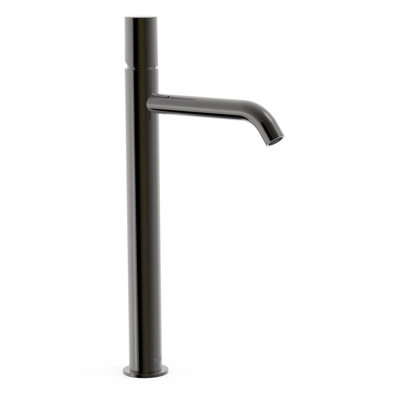 Bateria umywalkowa nablatowa Tres Study czarny 26130801KM