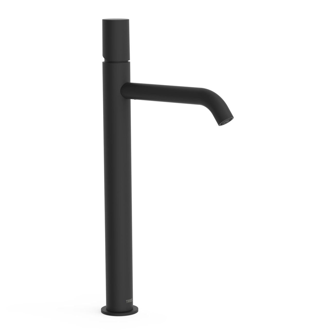 Bateria umywalkowa nablatowa Tres Study czarny mat 26130801NM