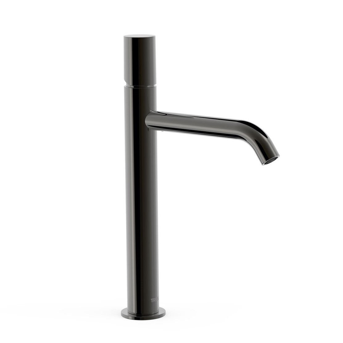 Bateria umywalkowa nablatowa Tres Study czarny 26130701KM