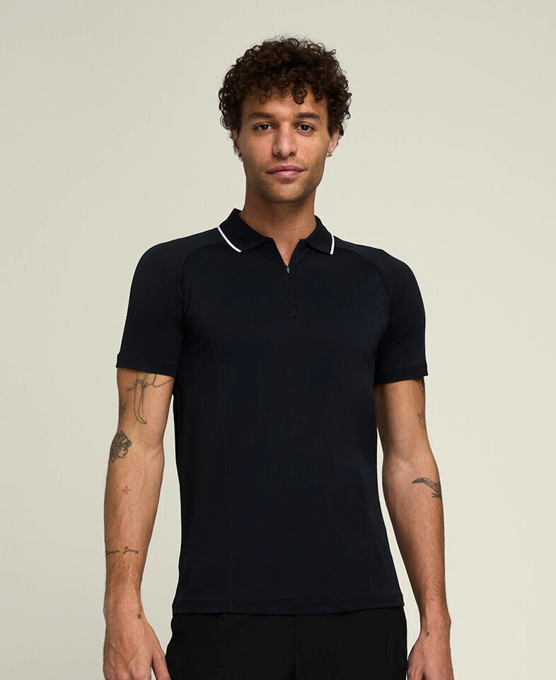 Koszulka męska Wilson  M Team Seamless Polo 2.0 Black L