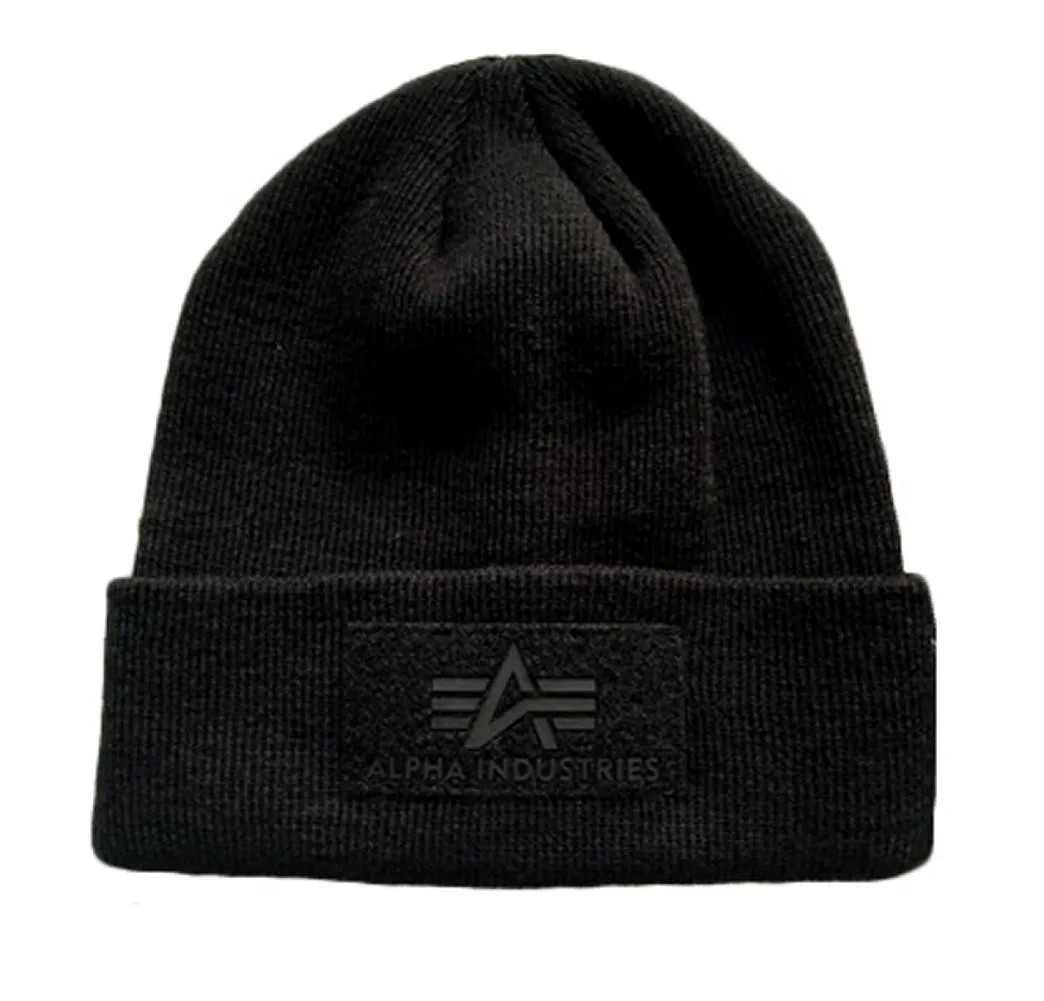 Czapka zimowa Alpha Industries VLC 118943-03 - Czarna
