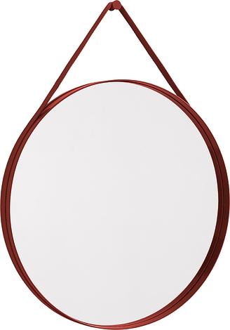 Lustro ścienne Strap 70 cm czerwone