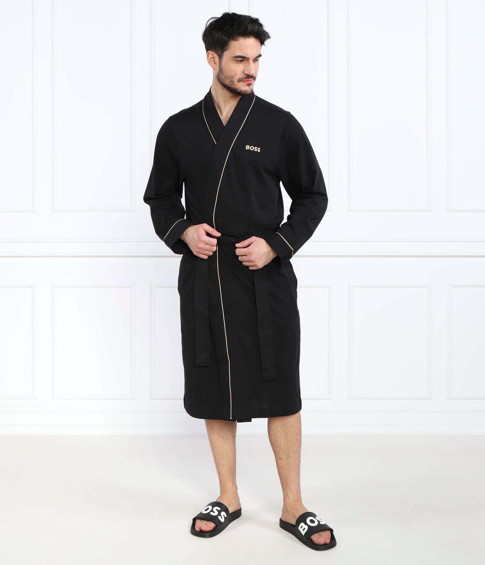 BOSS BLACK Szlafrok Xmas Kimono Regular Fit