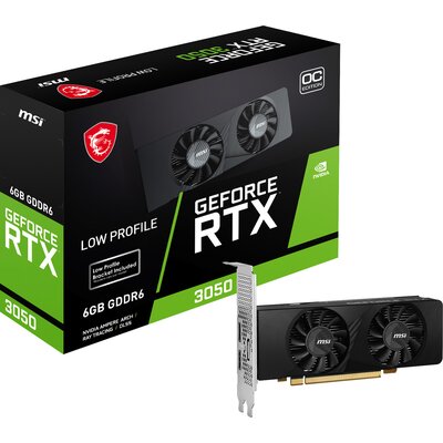 Karta graf. MSI GeForce RTX 3050 LP 6G OC