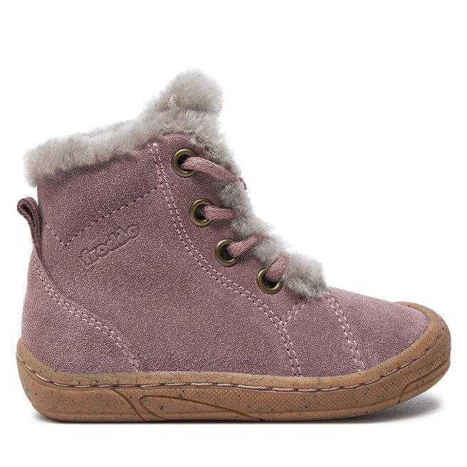 Trzewiki Froddo Minni Suede Laces G2110140 M Różowy