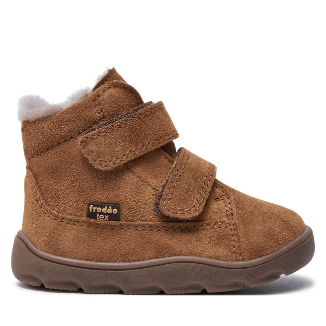Kozaki Froddo Zeru Tex Furry Barefoot G2110149-2 M Brązowy