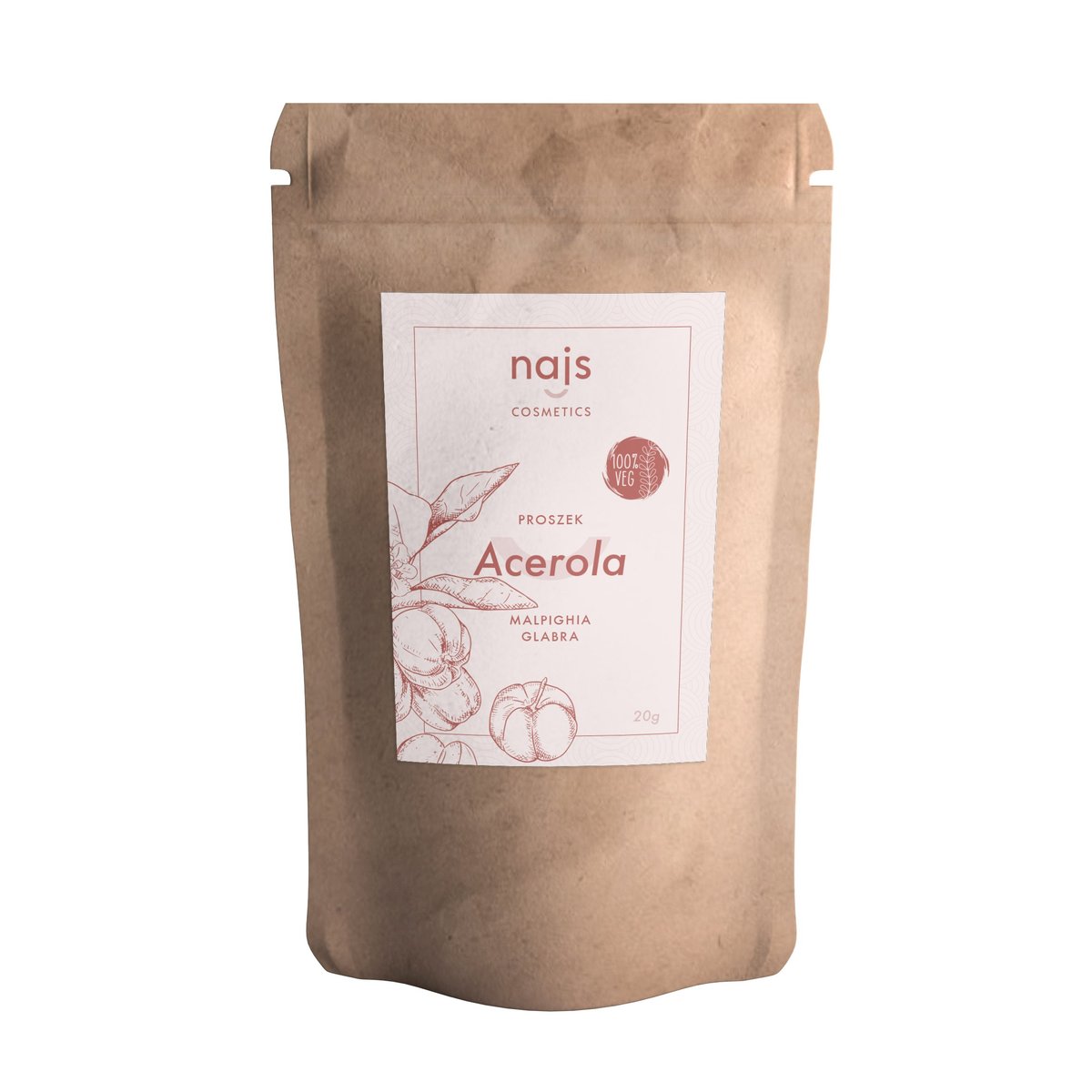 NAJS ACEROLA W PROSZKU NATURALNA PROSZEK 20g