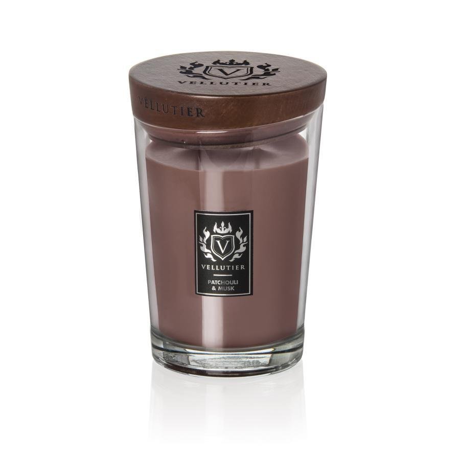 Vellutier Duża Świeca Zapachowa Patchouli & Musk