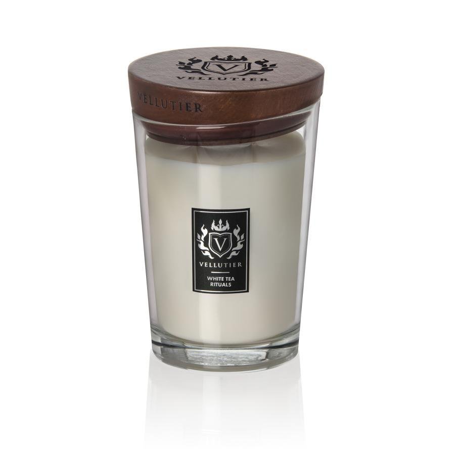 Vellutier Duża Świeca Zapachowa White Tea Rituals 515 g