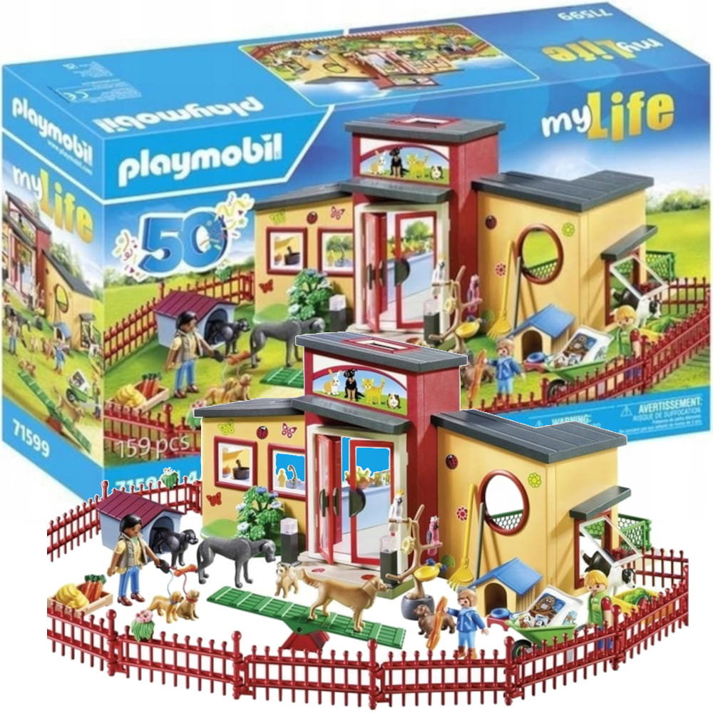 Playmobil My Life 71599 Hotel Dla Zwierząt Łapka