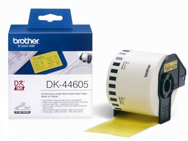 BROTHER DK-44605 / DK44605 (yellow)