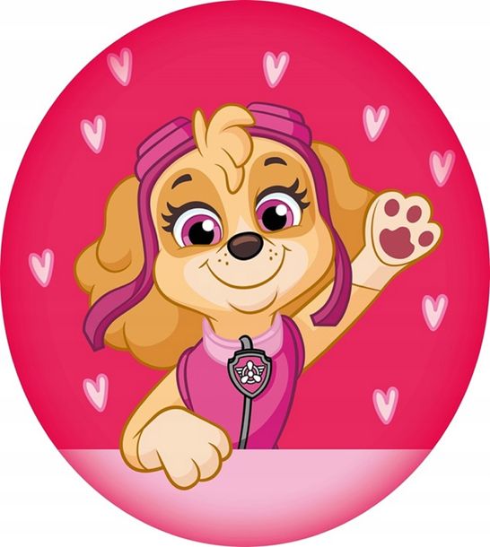 PAW PATROL PSI RÓŻOWA PODUSZKA MASKOTKA PRZYTULANKA SKYE NA PREZENT