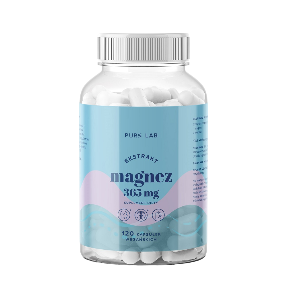 Pure Lab Magnez 365 mg Kapsułki