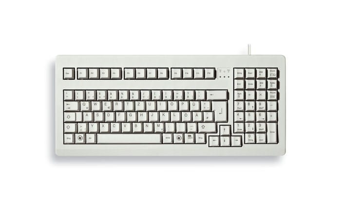 CHERRY G80-1800 USB QWERTZ Niemiecki Szary  G80-1800LPCDE-0