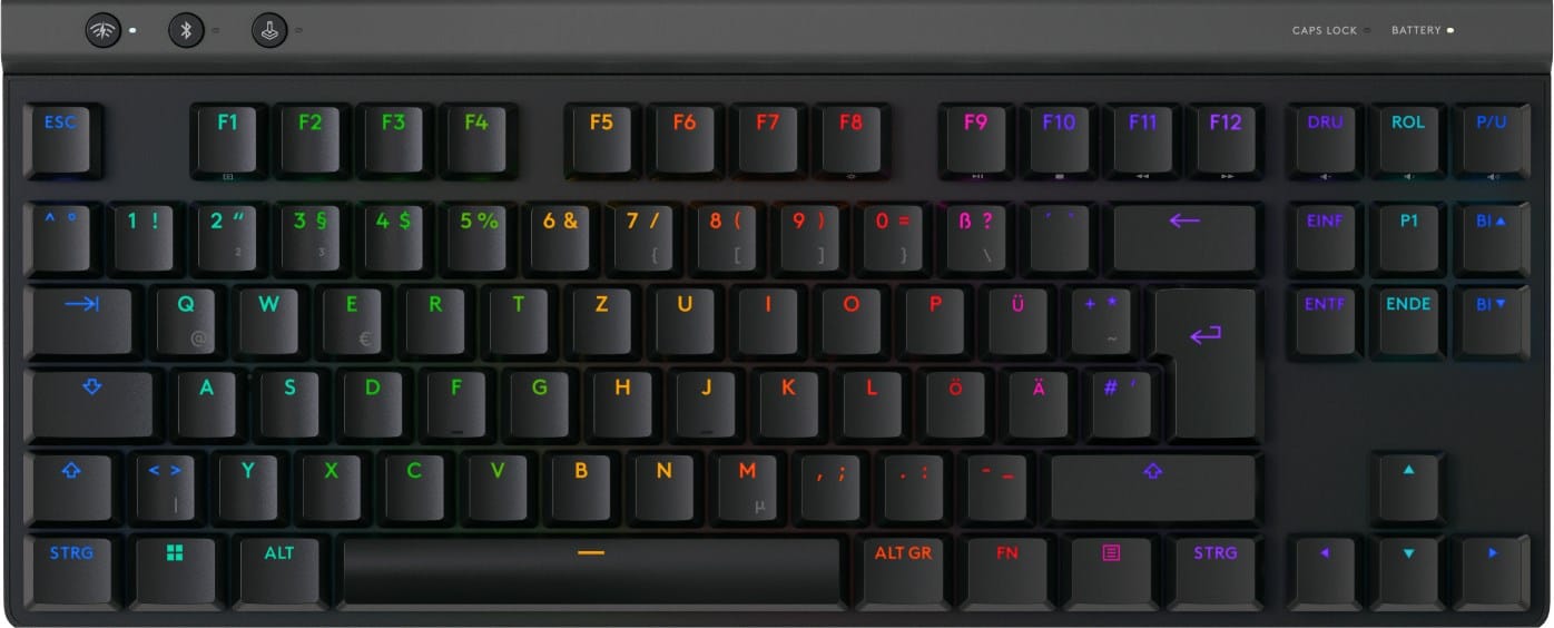 Logitech G G515 klawiatura Gaming RF Wireless + Bluetooth QWERTZ Niemiecki czarny Klawiatura Gamingowa 920-012544
