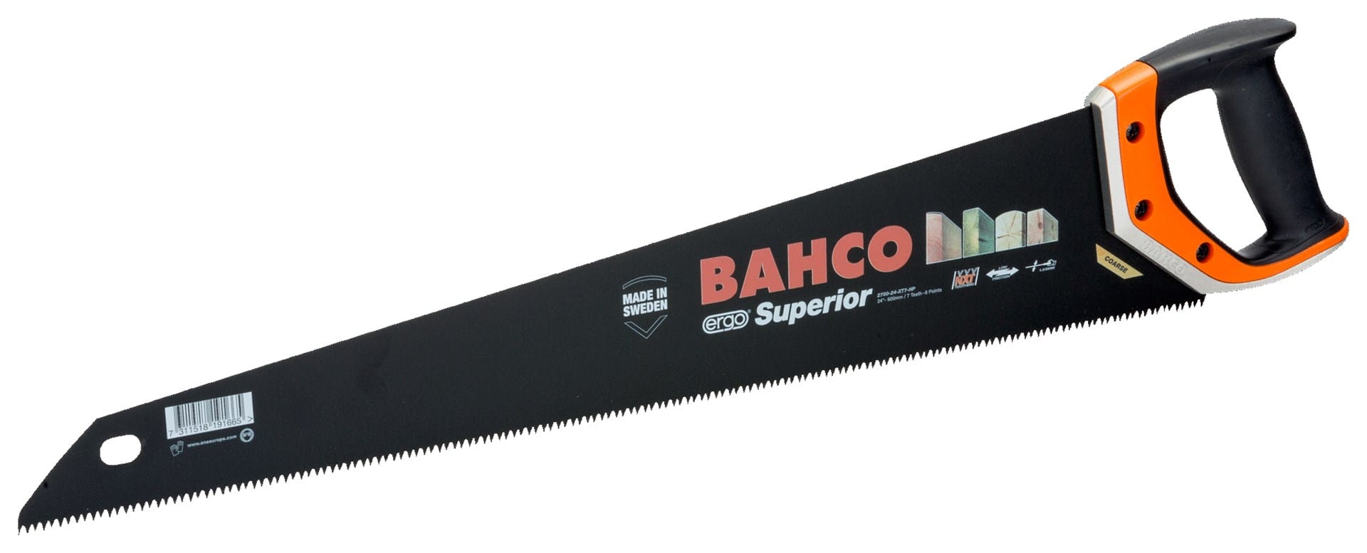 Bahco Piła ręczna tarcza do drewna Superior 2700-22-XT7-HP