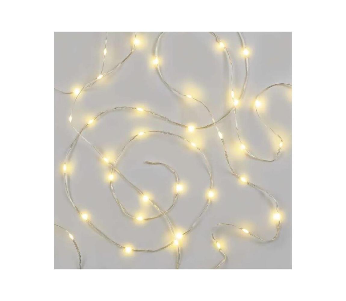 LED Zewnętrzny łańcuch świąteczny 160xLED/21m IP44 ciepła biel