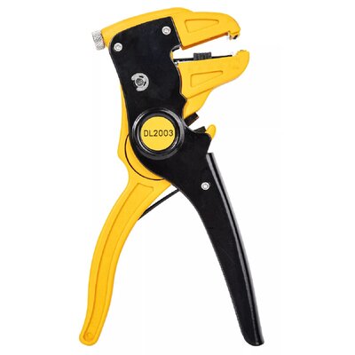 Ściągacz izolacji Deli Tools EDL2003, 165mm (czarno-żółty)