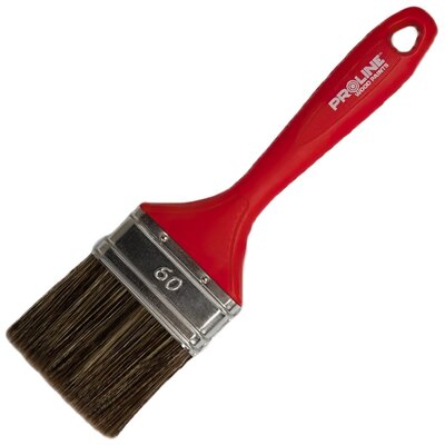 Pędzel płaski standard 30mm rączka plastik, do drewna Proline