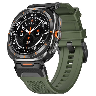 Pasek do SAMSUNG GALAXY WATCH ULTRA 47MM Tech-Protect Delta Pro Hunter zielone