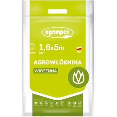 Agrimpex Agrowłóknina osłaniająca wiosenna - hobby 1,6m x 5m, 17g/m2, marki AHW16517