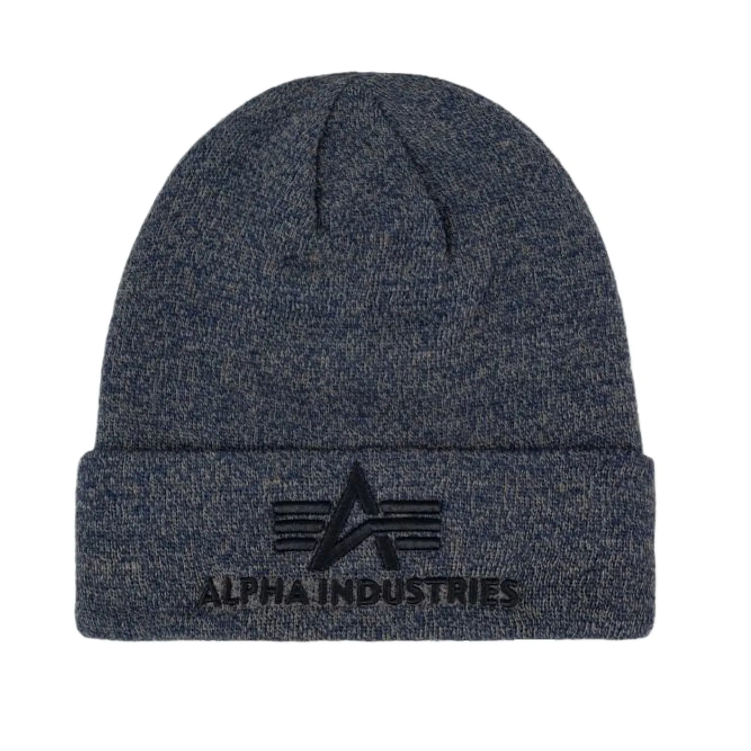 Czapka zimowa Alpha Industries 3D Beanie 168910 315 - Ciemny Melanż