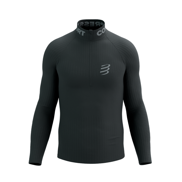 COMPRESSPORT koszulka termoaktywna unisex 3D THERMO HZ LS TOP black