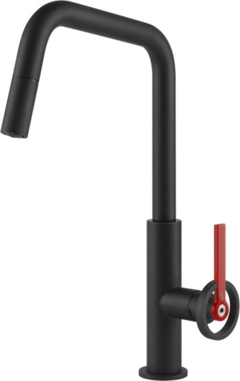 Bateria stojąca GESSI OFFICINE V Czarny matowy 60203#299