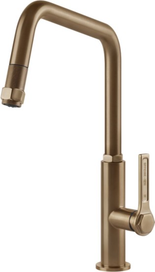 Bateria stojąca GESSI OFFICINE Ciepły brąz szczotkowany PVD 60053#726