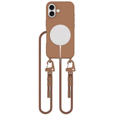 Etui TECH-PROTECT MagNecklace MagSafe do Apple iPhone 16 Taupe