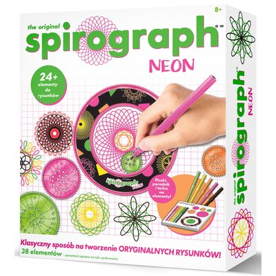 Spirograph zestaw kreatywny neon