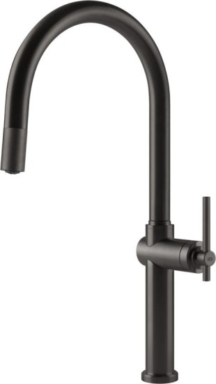 Bateria stojąca GESSI HABITO Czarny metal szczotkowany PVD 60672#707