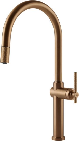 Bateria stojąca GESSI HABITO Ciepły brąz szczotkowany PVD 60672#726