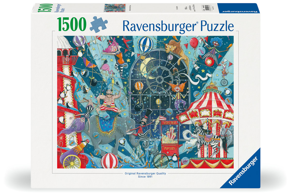 Puzzle 2D, Fantastyczne wesołe miasteczko 1500 elementów