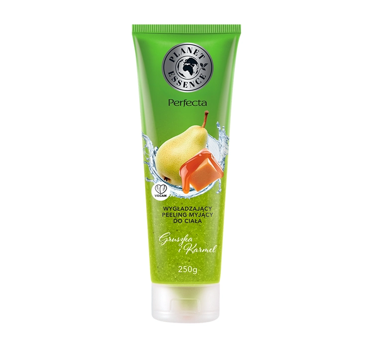 Perfecta Planet Essence wygładzający peeling myjący do ciała Gruszka i Karmel 250g