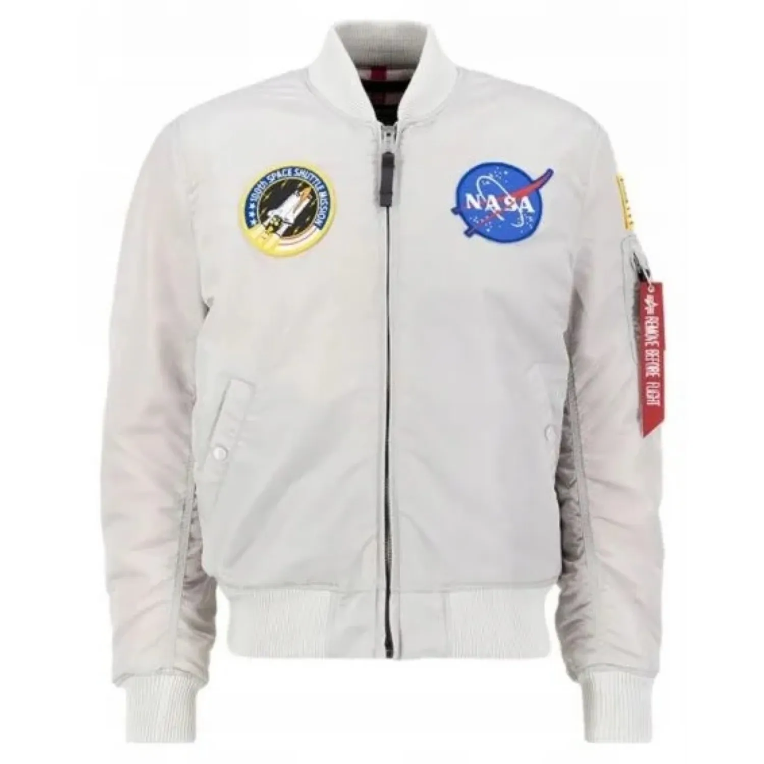 Kurtka Alpha Industries MA-1 VF NASA 166107 666 - Pastel Grey S