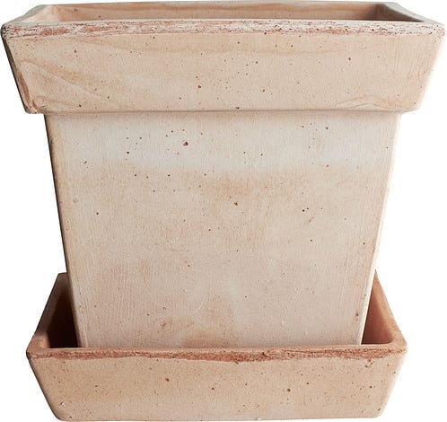Bergs Potter Doniczka Gaia 21 cm różowa z podstawką