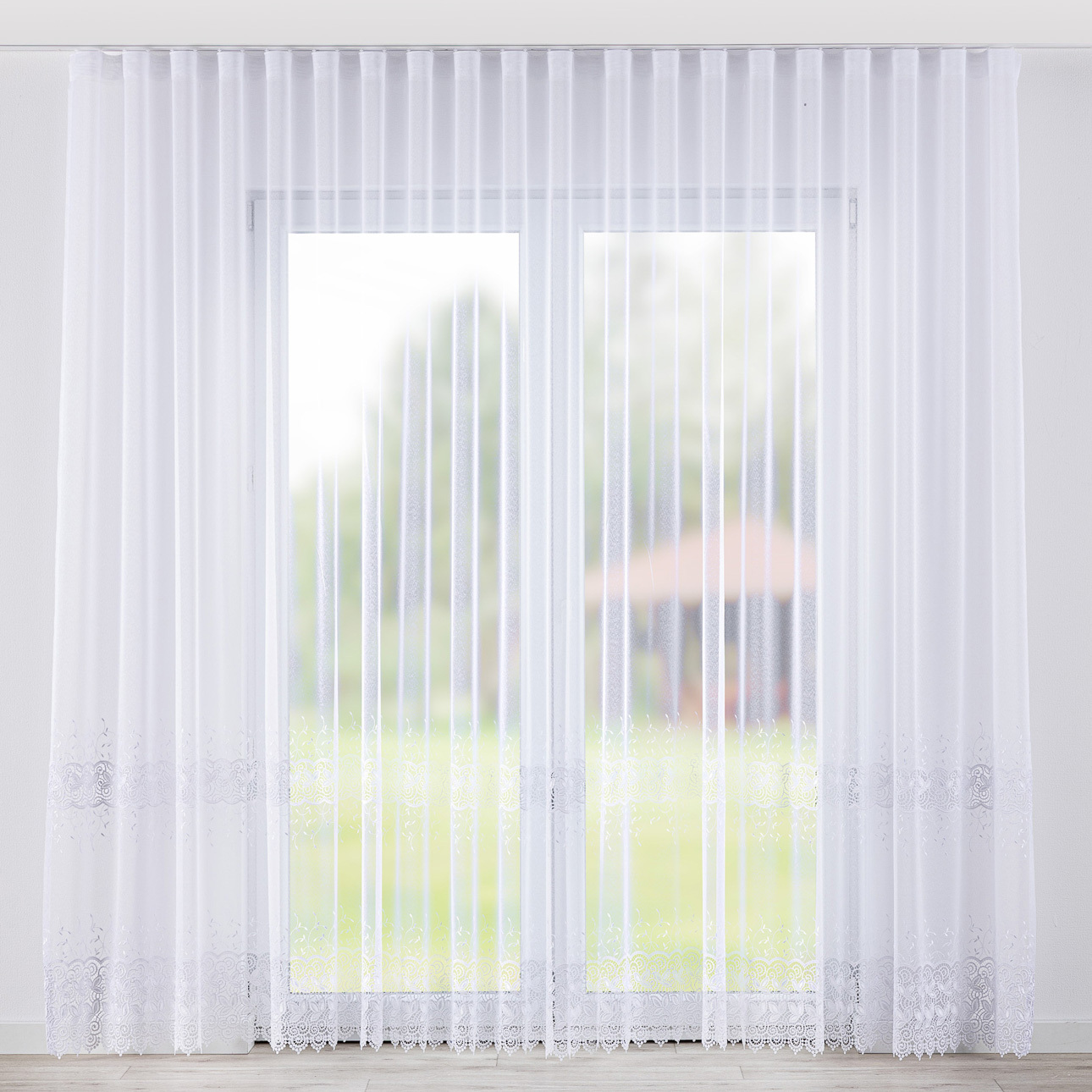 Firana na taśmie wave