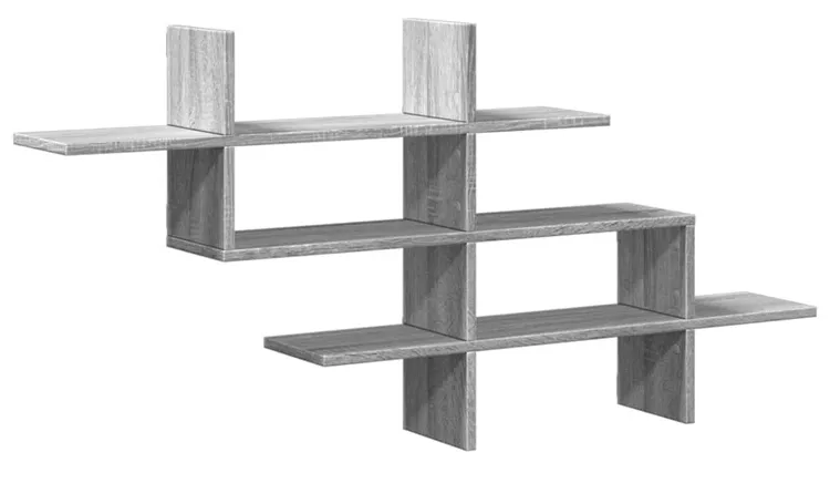 Nowoczesna wisząca półka szary dąb sonoma N5-K30