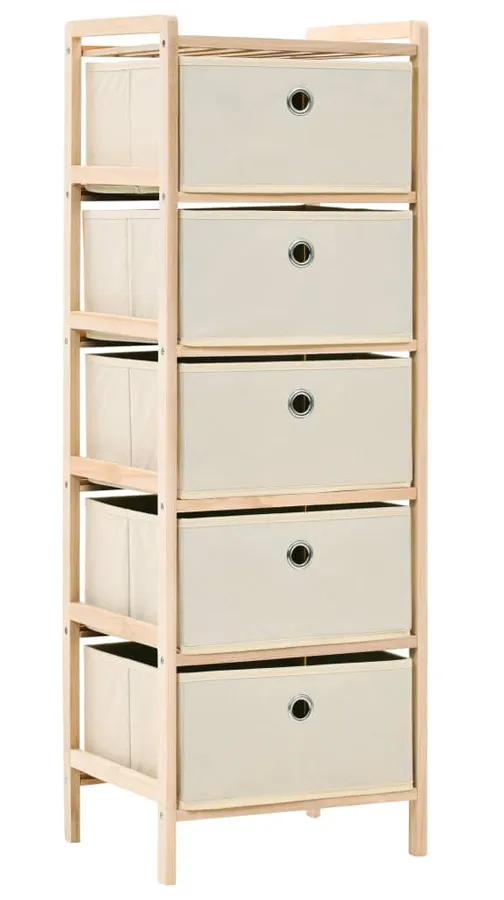 Regał Z 5 Koszami Z Tkaniny T9-N74