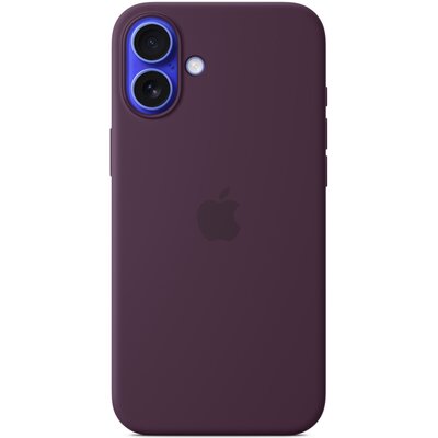 Apple Silikonowe etui MagSafe do iPhone 16 Plus dojrzała śliwka