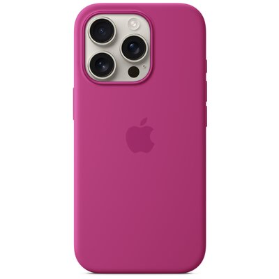 Etui APPLE Silicone Case MagSafe do iPhone 16 Pro Żywy róż