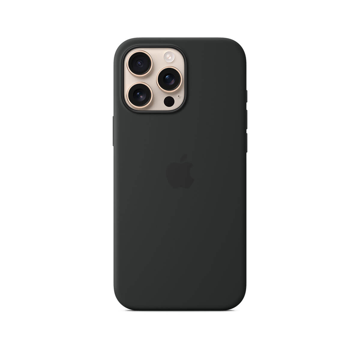 Apple Silikonowe etui do iPhone 16 Pro Max z MagSafe - Czarne